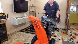 Did this Ariens Deluxe 30 EFI start after sitting on its nose for two weeks?