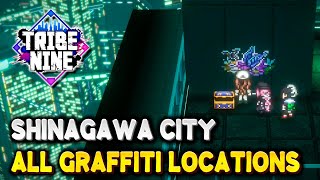 Tribe Nine Shinagawa City ALL GRAFFITI LOCATIONS (All 100 Graffitis in Chapter 1)