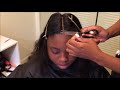 closure sew in tutorial unice hair