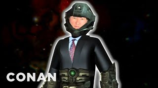 Conan & Andy Record Voice-Overs For "Halo 4" | CONAN on TBS