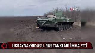 Ukrayna Ordusu, Harkov’da Rus Tankları Ve Zırhlı Araçlarını İmha Etti