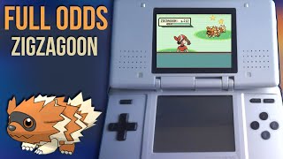 Live Full Odds Shiny Zigzagoon After Only 2713 Random Encounters!!