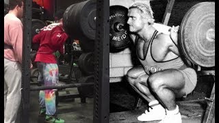 Tom Platz Squatting 365lbs for reps at age 62