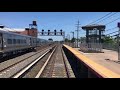 lirr hd 60fps riding budd m3 9888 rfw from hollis to queens village 6 12 18