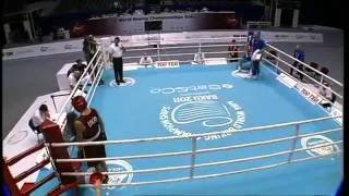 AIBA Worlds semi-finals,75kg Ievgen KHYTROV  ( Ukraine ) - Bogdan JURATONI ( Romania) )