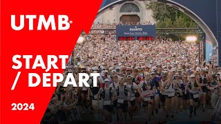 🟥 UTMB - START / DÉPART - Chamonix📍| HOKA UTMB Mont-Blanc 2024