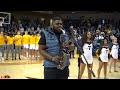 Mike Williams on Sax National Anthem for University of Toledo Men's V. Akron