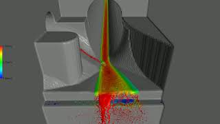 3D-CFD-Simulation of a drop shaft