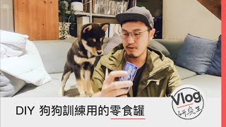 研究生Vlog》養柴犬必看！超實用DIY訓練狗狗的零食罐｜研究生 Feat. 教授柴犬