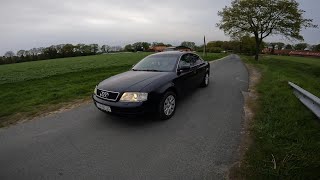 Audi A6 C5 2.4 v6 165HP TEST DRIVE, POV German Highway, no speed limit, 220km/h +