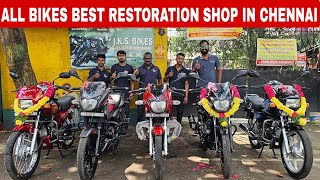 ALL BIKES \u0026 SCOOTERS RESTORATION SHOP IN CHENNAI | JKS BIKES | AFFORDABLE PRICE💯🤩| ARK Diaries