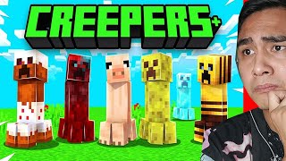 Iba't Ibang CREEPERS Sa Minecraft PE!?