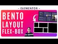 Bento Style with Flex Box Container - Elementor Wordpress Tutorial