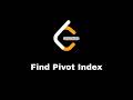 Leet Code : 724.Find Pivot Index In Arabic