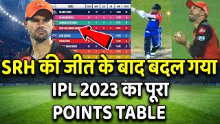 IPL 2023 Today Points Table | DC vs SRH After Match Points Table | Ipl 2023 Points Table