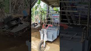 Old E Rickshaw Modification #automobile #electricrickshaw #machine #electriccar #diy #welding