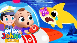 Baby Shark Boo Boo Song | Playtime Songs & Nursery Rhymes by Baby John’s World