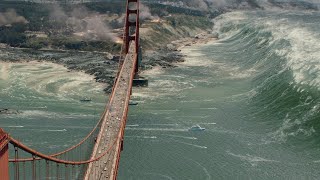 Mega Tsunami San Andreas (2015) - Tsunami Scene 4k