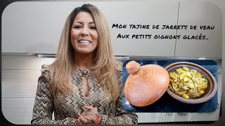 Tajine de jarrets de veau aux petits oignons grelots glacés