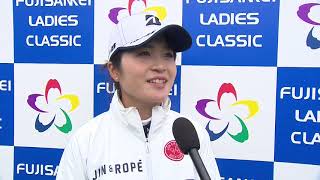 【公式】三ヶ島かな選手「38thフジサンケイレディスクラシック2019」第1日2位タイ