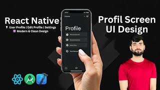 Build React Native Profile UI Screen | User Profile, Edit & Settings Page Design Tutorial (2025)