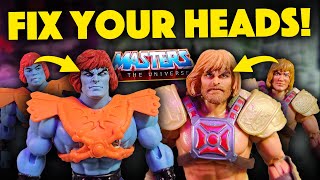 The BEST MOTU Masterverse and Origins Heads YOU Can get Right NOW!