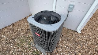  2021 Bryant Legacy line 2 ton heat pump running in heat mode.  