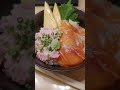 築地の海鮮丼屋さん「まるきた」で〈サーモンネギトロ丼〉いっただきま～す🙏【とよしまちゃん】 shorts 海鮮丼