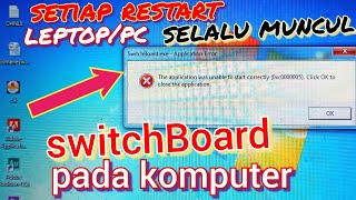 How to Fix SwitchBoard Exe Application Error