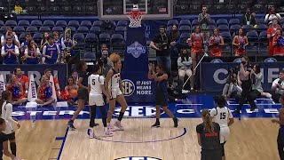 Shakira Austin SWATS Zippy Broughton's Shot, BOTH Get Taunting Technicals For CLAPPING At Each Other