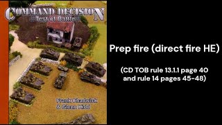 CD TOB - prep fire (direct fire HE)