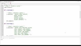 CBSE Class XII Interface Python with sqlite3