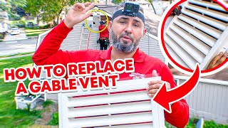 Replacing a Gable Vent: Step-by-Step like a PRO!!