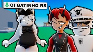 fingi ser mulher no chat de voz do roblox com a voz da minha amiga denovo