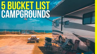 Top 5 Best Campgrounds In America (MUST SEE Campsites for RV Living)