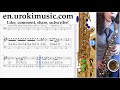 Saxophone lessons (Alto) Imagine Dragons - Natural Sheet Music Tutorial um-ih352