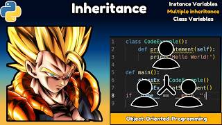 Python Class Variables, Inheritance & Multiple Inheritance Explained Simply (OOP in Python Course)