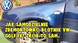 Demontaż/wymiana błotnika Vw Golf IV/Bora/Passat B5/ Fender Replacement