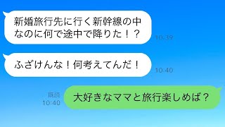 新幹線で新婚旅行に向かう途中、夫が「本当に幸せだな」と言ったので、私はすぐに途中の駅で降りて「離婚するわ」と告げました。その理由は…