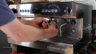 Iberital IB7 commercial coffee espresso machine for sale.