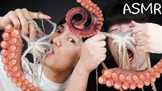 SUB) ASMR 꿈틀꿈틀 살아있는 산낙지 먹방🐙 ASMR RAW OCTOPUS EATING SOUND MUKBANG