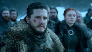 Winterfell Funeral Scene | Jon's Speech | GAME OF THRONES 8x04 [HD]