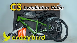 Crazybird C3 Electric Bike Installation Guide