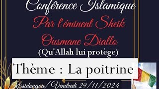 Cheick Ousmane Diallo kissidougou sermon du vendredi le 29 novembre 2024 en Guinée