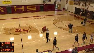 South Range vs JR High 8th grade vs Struthers  Girls' Varsity Basketball