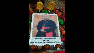 Ulang Tahun Oppung Uskup Emeritus Mgr. AG. Pius Datubara, OFMCap ke - 88. #video 1