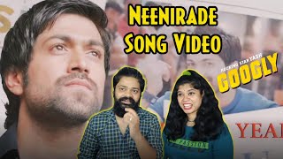 Googly - Neenirade Full Song Video Song REACTION | Malayalam | Yash | Kriti Kharbanda | Sonu Nigam