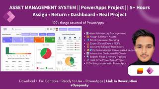 Build Complete Asset Management System in PowerApps | Real Project Tutorial (5+ Hours)