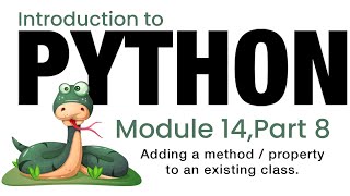 Python - Module 14 - Adding to a Class (Fall 2023)