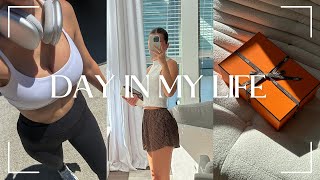 VLOG | back at a gym, luxury unboxing, opening packages, making nail sets, matcha recipe \u0026 more!